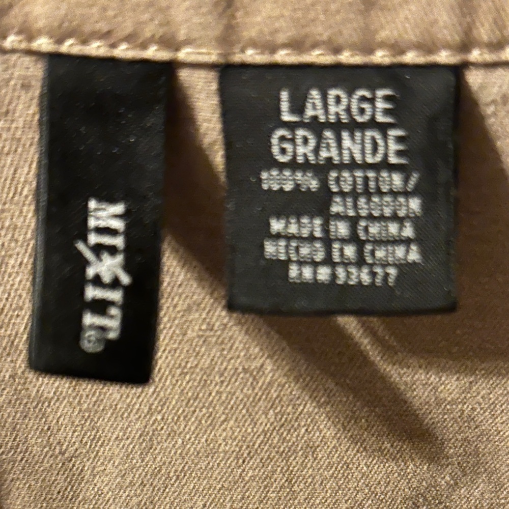 Mixit Tan Cropped Jacket Blazer Ruffles - Picture 7 of 7